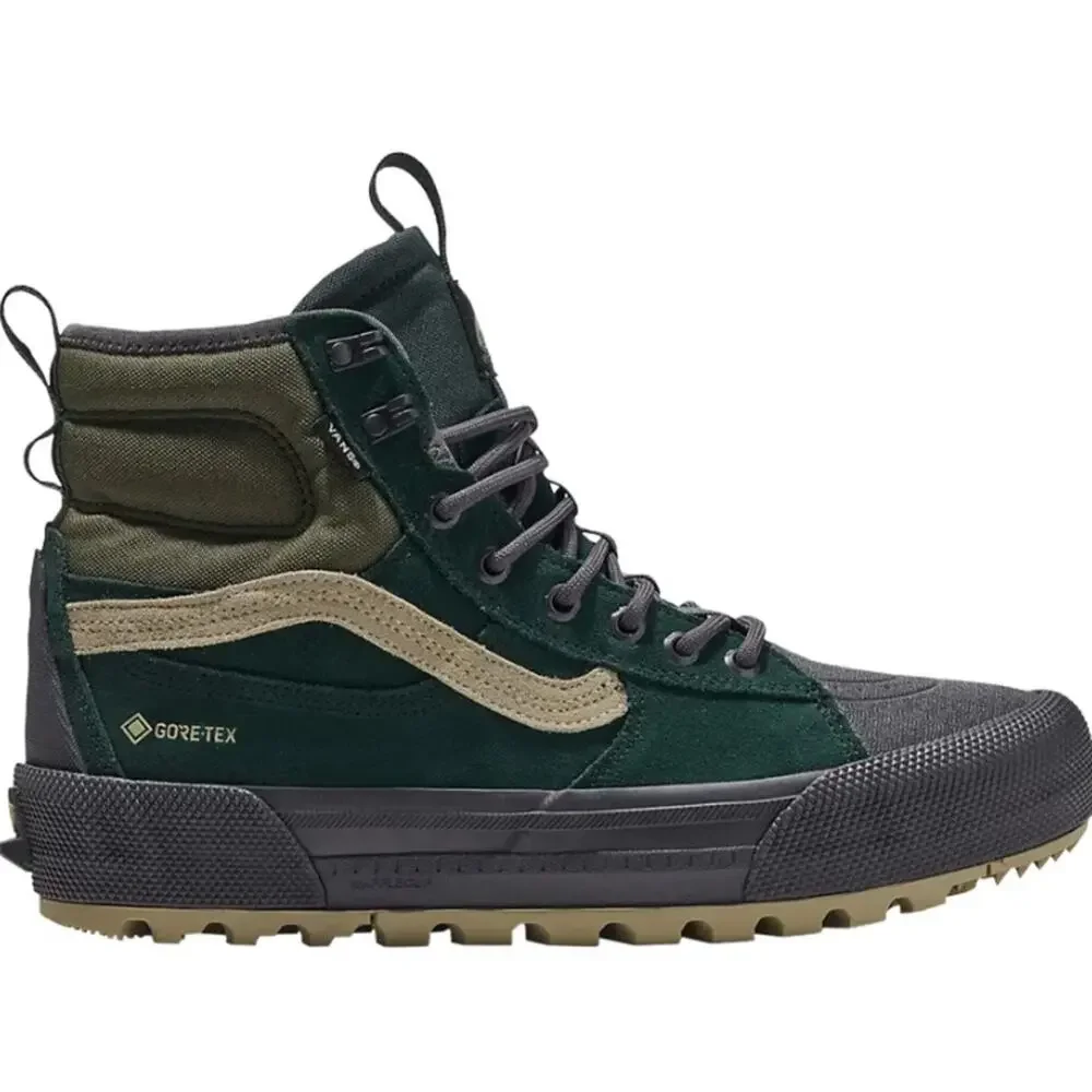 NEW VANS SK8-HI GORE-TEX MTE-3 SHOES SCARAB GRAPE LEAF GREEN UNISEX M6 W7.5